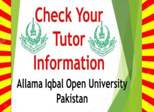 Read more about the article AIOU Tutor Letter Address 2019 Matric, FA, BA, MA, MPhil, Ph.D. Download