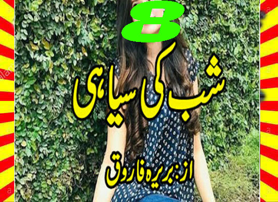 Shab Ki Siyahi Urdu Novel By Bareerah Farooq Episode 8