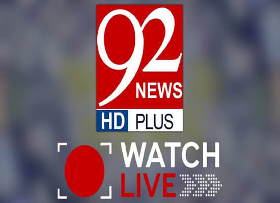 92 News Watch Live TV Channel From Pakistan