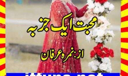 Muhabbat Aik Jazba Urdu Novel By Nimra Irfan