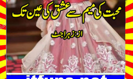 Muhabbat Ki Meem Se Ishq K Ain Tak Urdu Novel By Zahra Jutt Episode 12