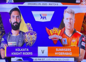 Read more about the article Today Cricket Match KKR VS SRH IPL 8th T20 Live Update 26 Sep 2020