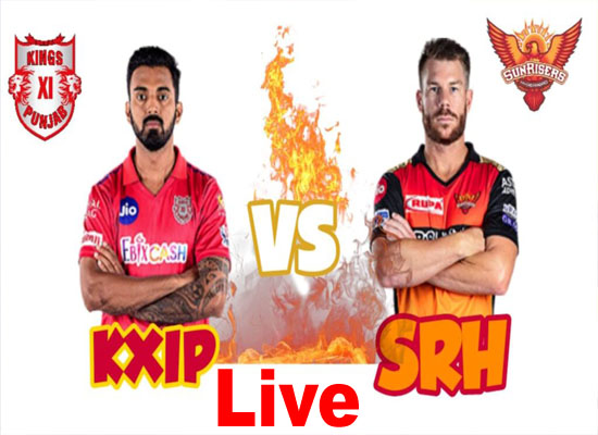 Today Cricket Match SRH VS KXIP 22th IPL Live Update 8 OCT 2020