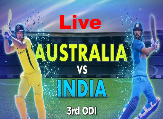 Today Cricket Match Aus vs Ind 3rd ODI Live Update 2 Dec 2020