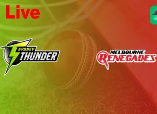 Today Cricket Match ST vs MR 14th BBL T20 Live 2020