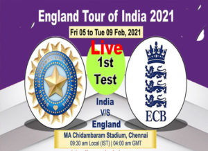 Read more about the article Today Cricket Match Ind vs Eng 1st Test Live Feb 05 2021