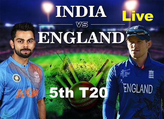 Today Cricket Match India vs England 5th T20 Live 20 March 2021