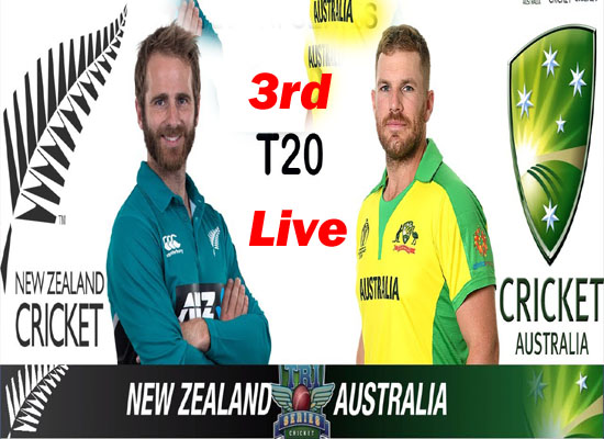 Today Cricket Match NZ vs Aus 3rd t20 Live 3 March 2021