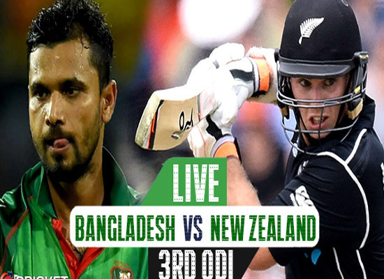 Today Cricket Match NZ vs BAN 3rd ODI Live 26 March 2021