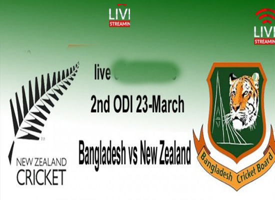 Today Cricket Match NZ vs BAN 2nd ODI Live 23 March 2021