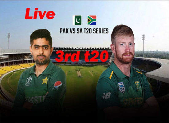 Today Cricket Match Pak vs SA 3rd T20 Live 14 April 2021