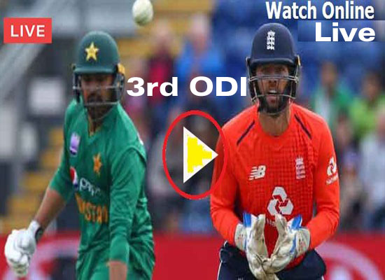 Today Cricket Match Pak vs Eng 3rd ODI Live 13 July 2021