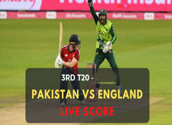 Today Cricket Match Pak vs Eng 3rd T20 Live 18 July 2021