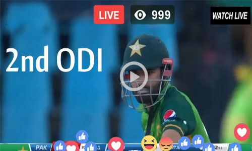 Today Cricket Match Pakistan vs New Zealand 2nd ODI 2021 Live