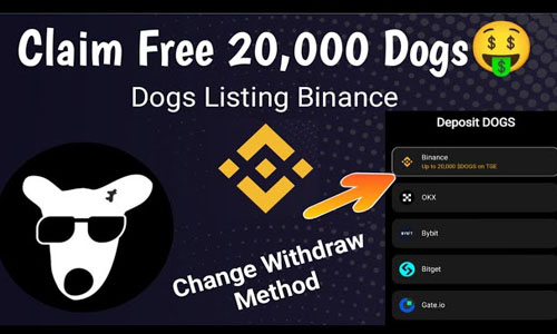 Dogs Coin Claime 20000 OKX and Binance User 