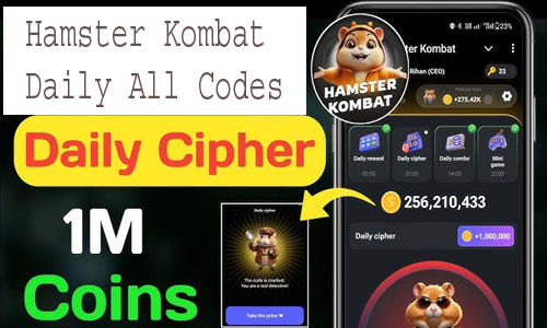 Hamster Kombat Daily All Codes List Today 1st September 2024