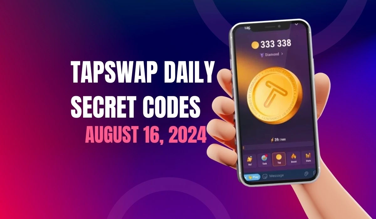 Tapswap All Codes List Today 1st September 2024