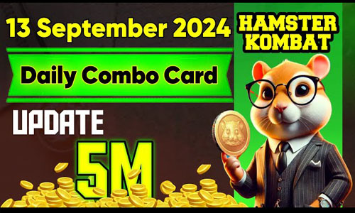 Hamster Kombat Daily Combo and Cipher 13 September 2024