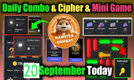 Hamster Kombat Daily Combo and Cipher 20 September 2024