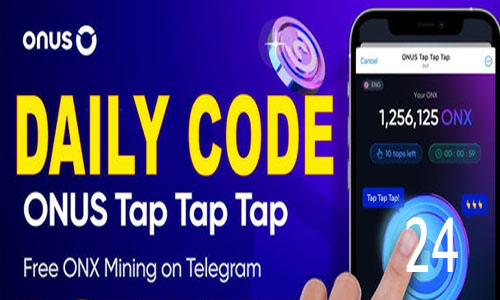 ONUS TAP TAP DAILY CODE 24 September 2024 