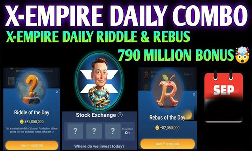 X Empire September 14 Daily Combo