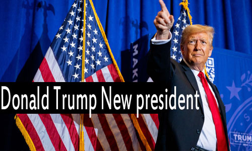 Donald Trump New president of the US